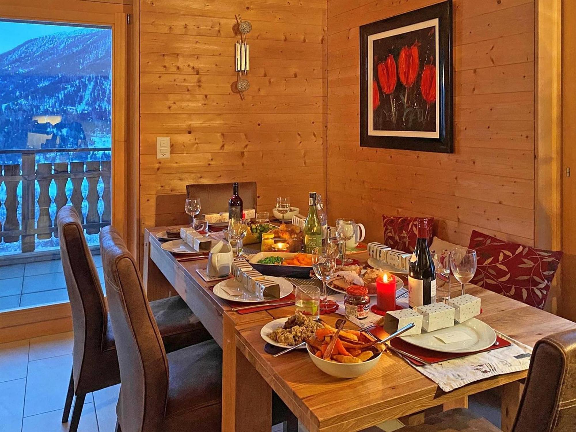 Mountain-View Chalet In Heremence With Terrace Eksteriør bilde